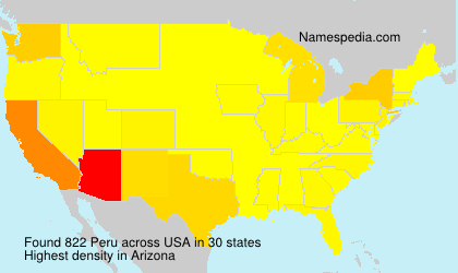 Surname Peru in USA Surname Peru in USA