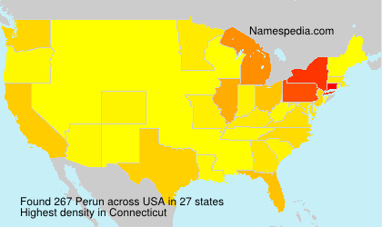 Surname Perun in USA Surname Perun in USA