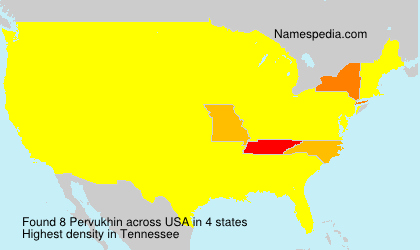 Surname Pervukhin in USA Surname Pervukhin in USA