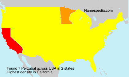 Surname Perzabal in USA Surname Perzabal in USA