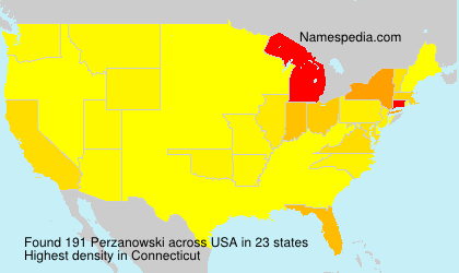 Surname Perzanowski in USA Surname Perzanowski in USA