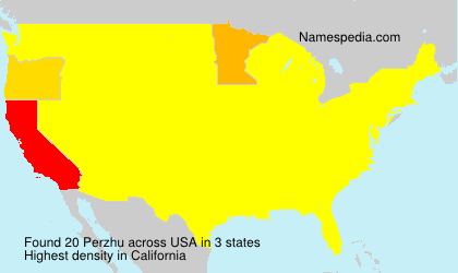 Surname Perzhu in USA Surname Perzhu in USA