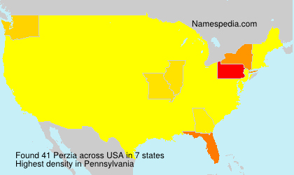 Surname Perzia in USA Surname Perzia in USA