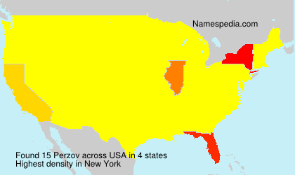 Surname Perzov in USA Surname Perzov in USA