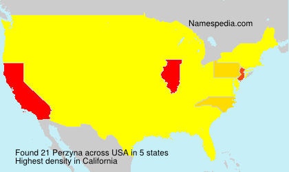 Surname Perzyna in USA Surname Perzyna in USA