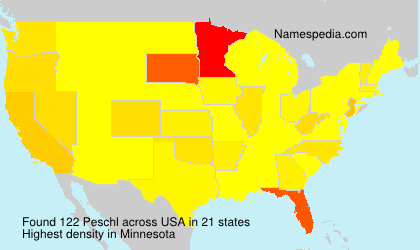 Surname Peschl in USA Surname Peschl in USA
