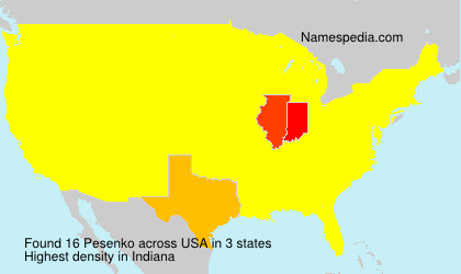 Surname Pesenko in USA Surname Pesenko in USA