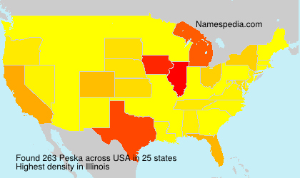 Surname Peska in USA Surname Peska in USA