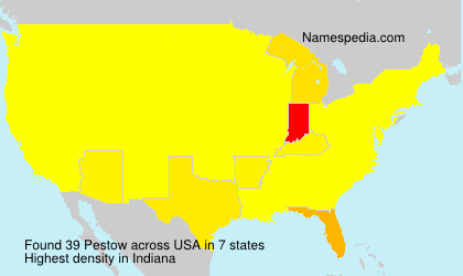 Surname Pestow in USA Surname Pestow in USA