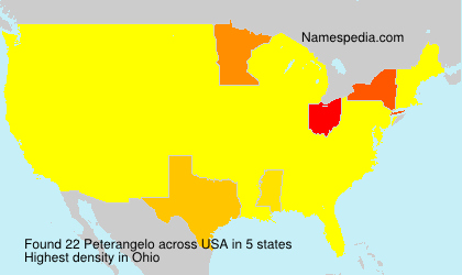 Surname Peterangelo in USA Surname Peterangelo in USA