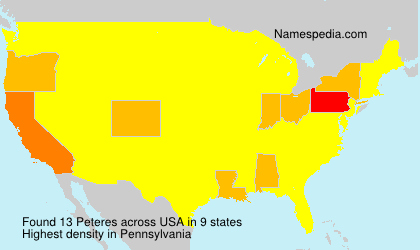 Surname Peteres in USA Surname Peteres in USA