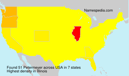 Surname Petermeyer in USA Surname Petermeyer in USA