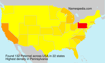 Surname Peternel in USA Surname Peternel in USA