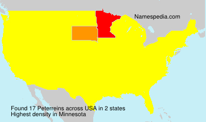 Surname Peterreins in USA Surname Peterreins in USA