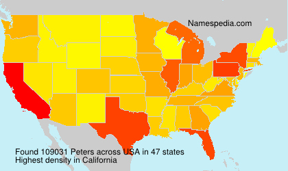 Surname Peters in USA Surname Peters in USA