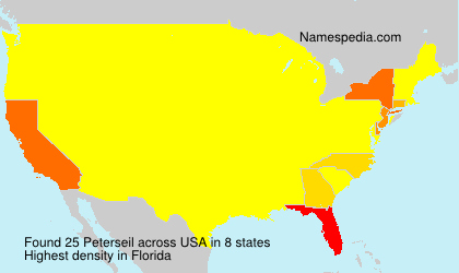 Surname Peterseil in USA Surname Peterseil in USA