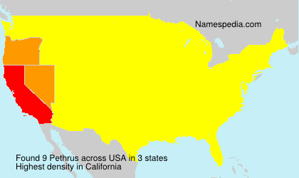 Surname Pethrus in USA Surname Pethrus in USA