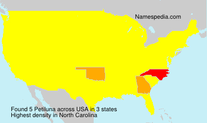 Surname Petiluna in USA Surname Petiluna in USA