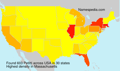 Surname Petitti in USA Surname Petitti in USA