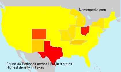 Surname Petkosek in USA Surname Petkosek in USA