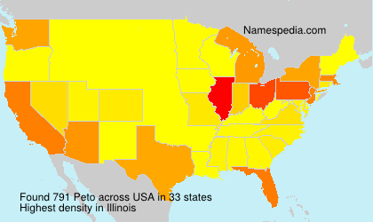 Surname Peto in USA Surname Peto in USA