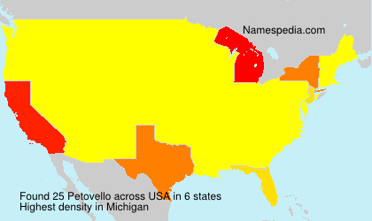 Surname Petovello in USA Surname Petovello in USA