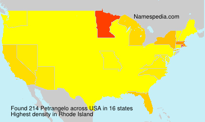 Surname Petrangelo in USA Surname Petrangelo in USA