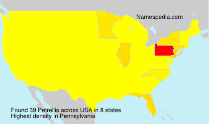 Surname Petrellis in USA Surname Petrellis in USA