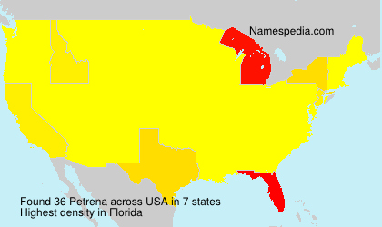 Surname Petrena in USA Surname Petrena in USA