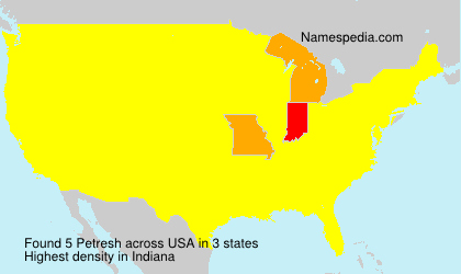 Surname Petresh in USA Surname Petresh in USA