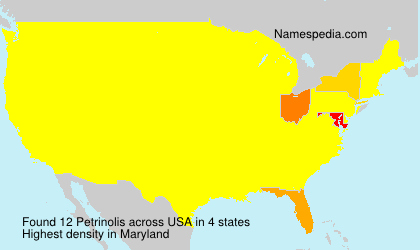 Surname Petrinolis in USA Surname Petrinolis in USA