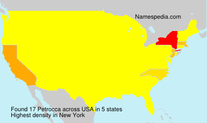 Surname Petrocca in USA Surname Petrocca in USA