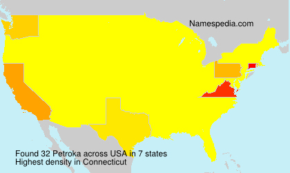 Surname Petroka in USA Surname Petroka in USA