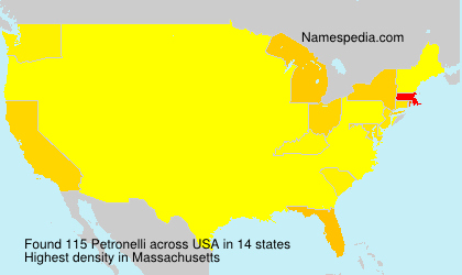 Surname Petronelli in USA Surname Petronelli in USA