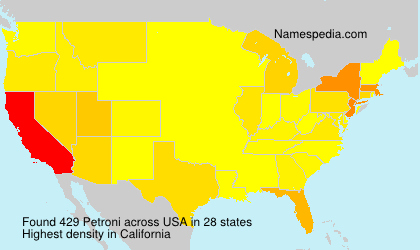 Surname Petroni in USA Surname Petroni in USA