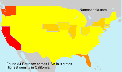 Surname Petrosov in USA Surname Petrosov in USA