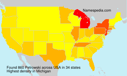 Surname Petrowski in USA Surname Petrowski in USA