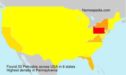 Surname Petruskie in USA Surname Petruskie in USA