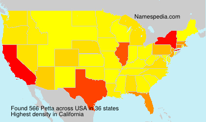 Surname Petta in USA Surname Petta in USA