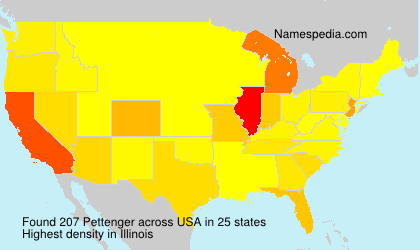 Surname Pettenger in USA Surname Pettenger in USA