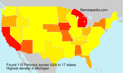 Surname Petznick in USA Surname Petznick in USA