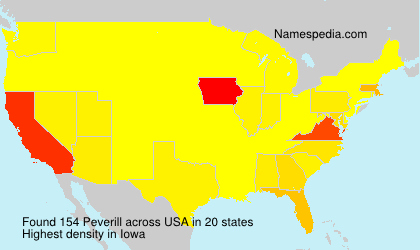 Surname Peverill in USA Surname Peverill in USA