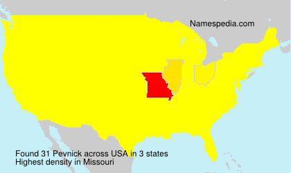 Surname Pevnick in USA Surname Pevnick in USA