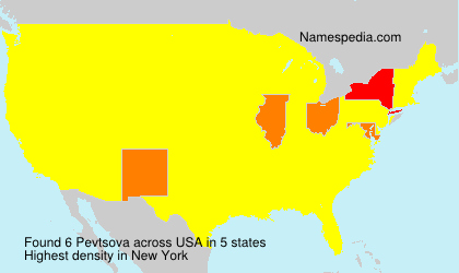 Surname Pevtsova in USA Surname Pevtsova in USA