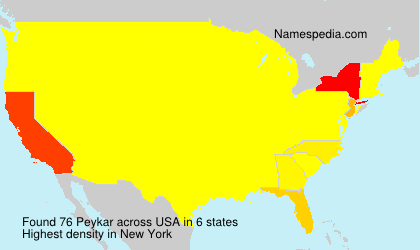 Surname Peykar in USA Surname Peykar in USA