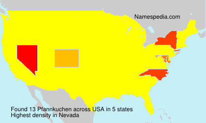 Surname Pfannkuchen in USA Surname Pfannkuchen in USA