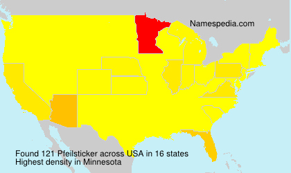 Surname Pfeilsticker in USA