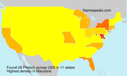 Surname Pfetsch in USA Surname Pfetsch in USA