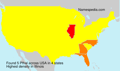 Surname Pfhal in USA Surname Pfhal in USA