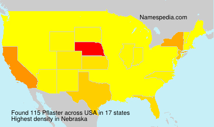 Surname Pflaster in USA Surname Pflaster in USA